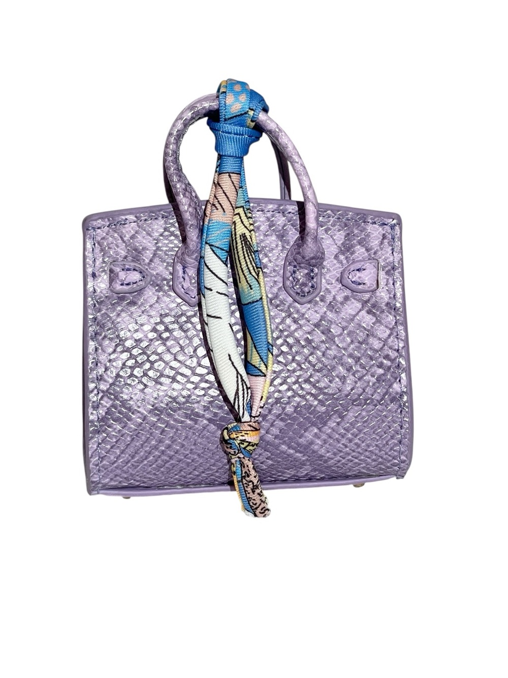🆕 💜 Lavender Python-Embossed AirPods Case 💜 🆕 - Picture 7 of 7